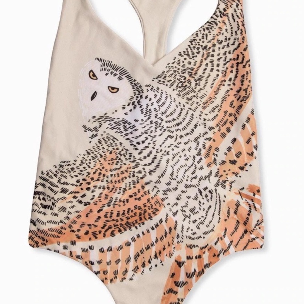 Boys + Arrow swim owl one piece